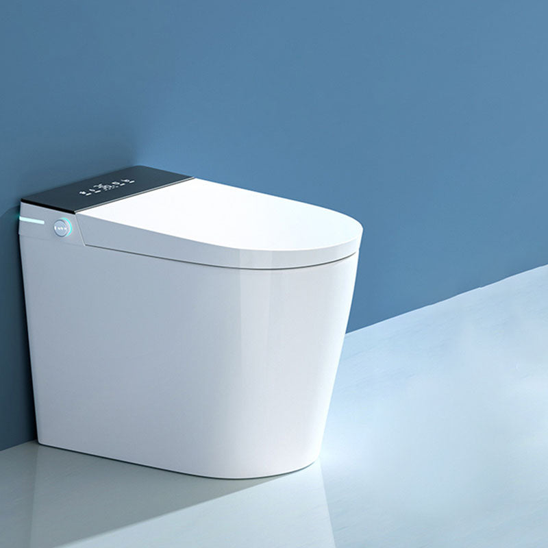 Modern 17.5" H Electronic Toilet Elongated Floor Standing Bidet Clearhalo 'Bathroom Remodel & Bathroom Fixtures' 'Bidets' 'Home Improvement' 'home_improvement' 'home_improvement_bidets' 'Toilets & Bidets' 6624307
