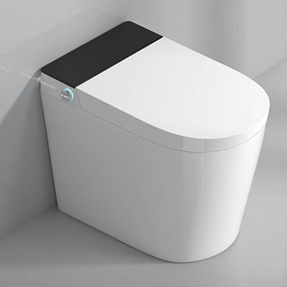 Modern 17.5" H Electronic Toilet Elongated Floor Standing Bidet Manual Flip (Standard) Clearhalo 'Bathroom Remodel & Bathroom Fixtures' 'Bidets' 'Home Improvement' 'home_improvement' 'home_improvement_bidets' 'Toilets & Bidets' 6624308