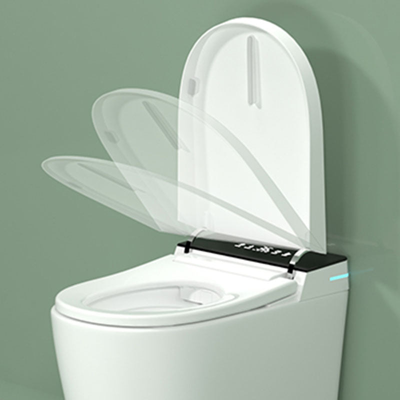 Modern 17.5" H Electronic Toilet Elongated Floor Standing Bidet Clearhalo 'Bathroom Remodel & Bathroom Fixtures' 'Bidets' 'Home Improvement' 'home_improvement' 'home_improvement_bidets' 'Toilets & Bidets' 6624316