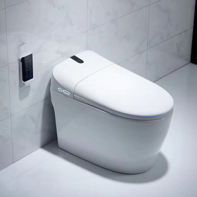 Electronic Toilet Elongated Floor Standing Bidet with Warm Air Dryer Clearhalo 'Bathroom Remodel & Bathroom Fixtures' 'Bidets' 'Home Improvement' 'home_improvement' 'home_improvement_bidets' 'Toilets & Bidets' 6624328