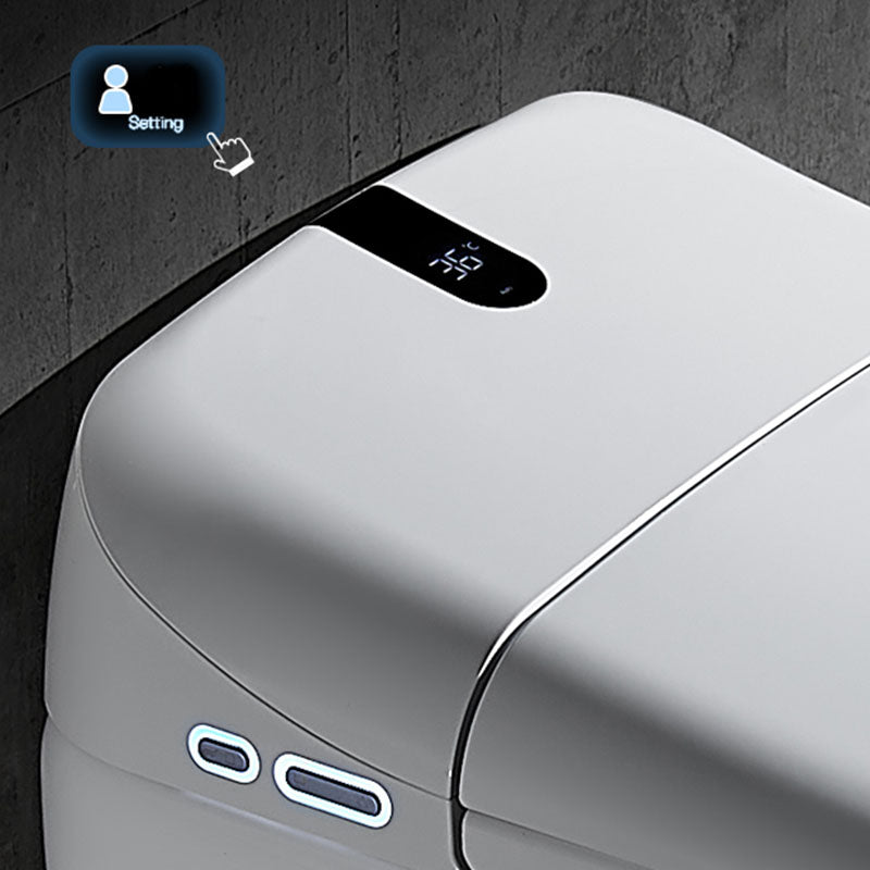 Electronic Toilet Elongated Floor Standing Bidet with Warm Air Dryer Clearhalo 'Bathroom Remodel & Bathroom Fixtures' 'Bidets' 'Home Improvement' 'home_improvement' 'home_improvement_bidets' 'Toilets & Bidets' 6624333