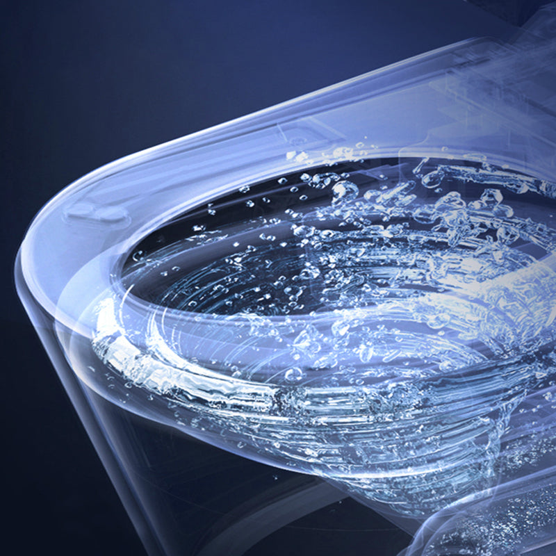 Electronic Toilet Elongated Floor Standing Bidet with Warm Air Dryer Clearhalo 'Bathroom Remodel & Bathroom Fixtures' 'Bidets' 'Home Improvement' 'home_improvement' 'home_improvement_bidets' 'Toilets & Bidets' 6624336