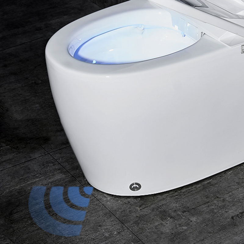 Electronic Toilet Elongated Floor Standing Bidet with Warm Air Dryer Clearhalo 'Bathroom Remodel & Bathroom Fixtures' 'Bidets' 'Home Improvement' 'home_improvement' 'home_improvement_bidets' 'Toilets & Bidets' 6624337