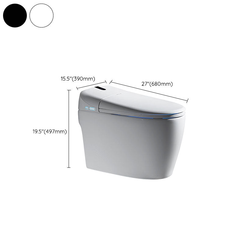 Electronic Toilet Elongated Floor Standing Bidet with Warm Air Dryer Clearhalo 'Bathroom Remodel & Bathroom Fixtures' 'Bidets' 'Home Improvement' 'home_improvement' 'home_improvement_bidets' 'Toilets & Bidets' 6624341