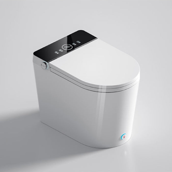 Contemporary Electronic Elongated Toilet Floor Standing Bidet Clearhalo 'Bathroom Remodel & Bathroom Fixtures' 'Bidets' 'Home Improvement' 'home_improvement' 'home_improvement_bidets' 'Toilets & Bidets' 6624424