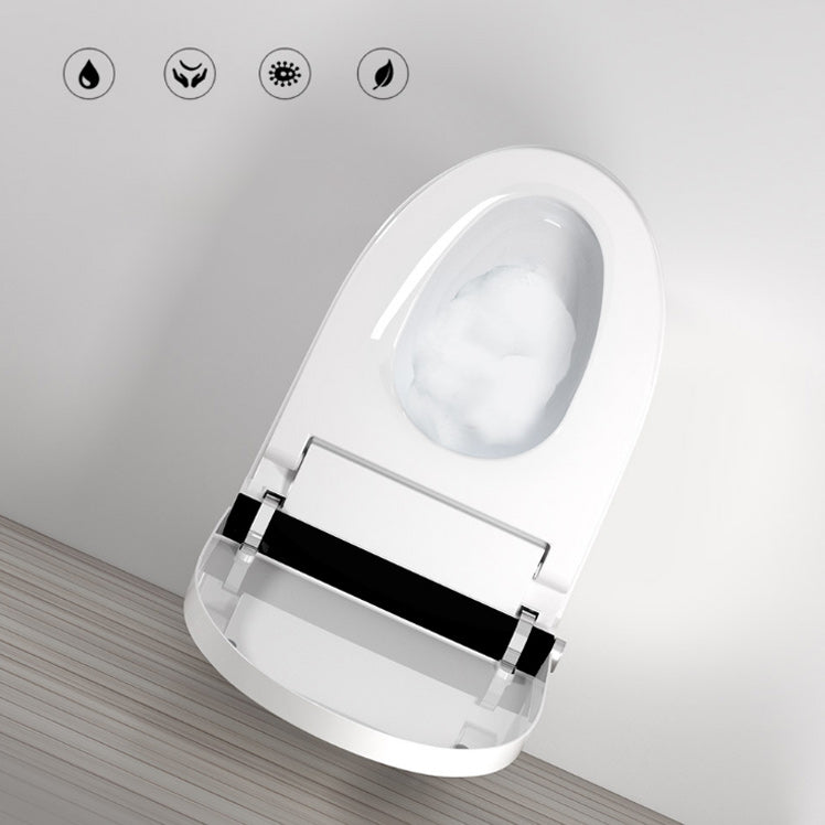 Ceramic Floor Standing Bidet Elongated Heated Seat Bidet in White Clearhalo 'Bathroom Remodel & Bathroom Fixtures' 'Bidets' 'Home Improvement' 'home_improvement' 'home_improvement_bidets' 'Toilets & Bidets' 6624446