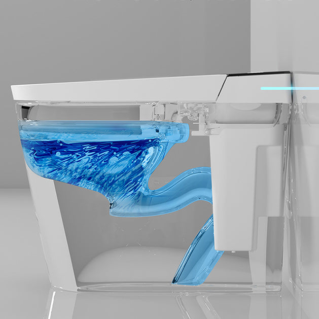 Foot Sensor White Floor Standing Bidet Water Pressure Control Bidet Clearhalo 'Bathroom Remodel & Bathroom Fixtures' 'Bidets' 'Home Improvement' 'home_improvement' 'home_improvement_bidets' 'Toilets & Bidets' 6624463