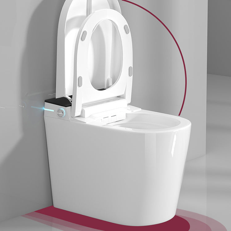Foot Sensor White Floor Standing Bidet Water Pressure Control Bidet Clearhalo 'Bathroom Remodel & Bathroom Fixtures' 'Bidets' 'Home Improvement' 'home_improvement' 'home_improvement_bidets' 'Toilets & Bidets' 6624464