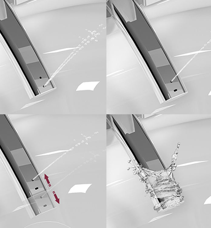 Foot Sensor White Floor Standing Bidet Water Pressure Control Bidet Clearhalo 'Bathroom Remodel & Bathroom Fixtures' 'Bidets' 'Home Improvement' 'home_improvement' 'home_improvement_bidets' 'Toilets & Bidets' 6624466