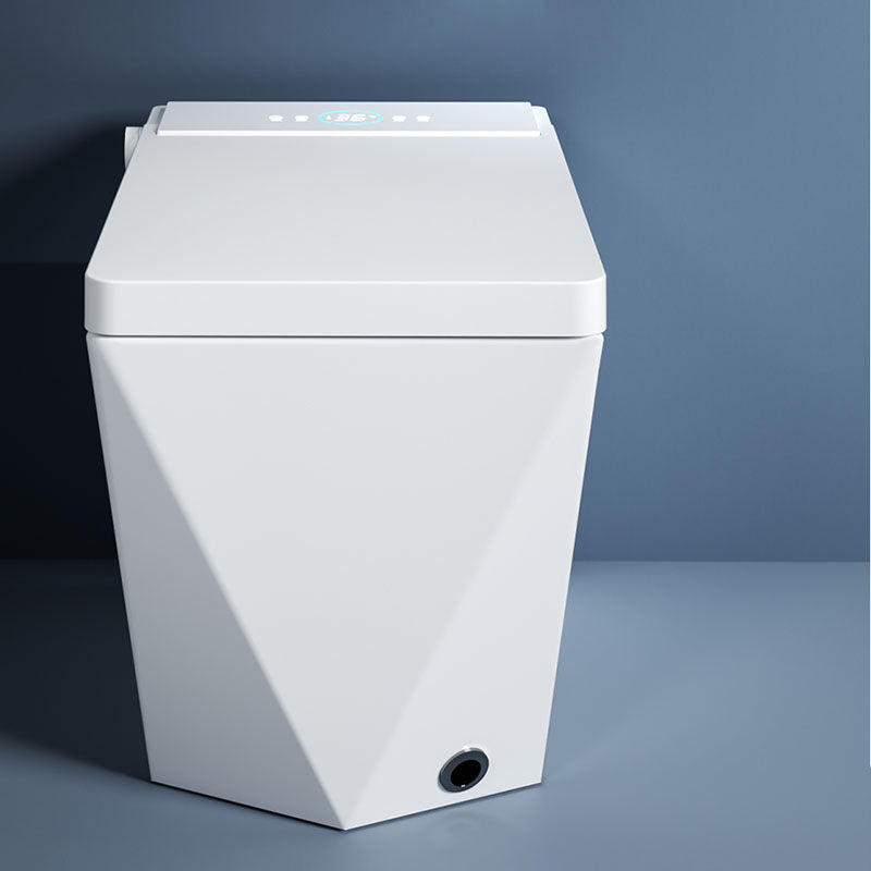 Black / Gray / White Electronic Toilet Elongated Floor Mount Bidet Clearhalo 'Bathroom Remodel & Bathroom Fixtures' 'Bidets' 'Home Improvement' 'home_improvement' 'home_improvement_bidets' 'Toilets & Bidets' 6624475