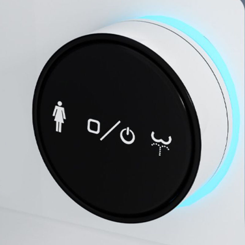 Black / Gray / White Electronic Toilet Elongated Floor Mount Bidet Clearhalo 'Bathroom Remodel & Bathroom Fixtures' 'Bidets' 'Home Improvement' 'home_improvement' 'home_improvement_bidets' 'Toilets & Bidets' 6624480