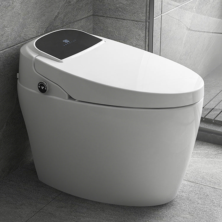 White Elongated Floor Standing Bidet Home Heated Seat All-in-One Bidet Clearhalo 'Bathroom Remodel & Bathroom Fixtures' 'Bidets' 'Home Improvement' 'home_improvement' 'home_improvement_bidets' 'Toilets & Bidets' 6624494