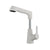 Centerset Sink Faucet Contemporary Pull-out Faucet with Single Handle White Clearhalo 'Bathroom Remodel & Bathroom Fixtures' 'Bathroom Sink Faucets' 'Bathroom Sinks & Faucet Components' 'bathroom_sink_faucets' 'Home Improvement' 'home_improvement' 'home_improvement_bathroom_sink_faucets' 6627293