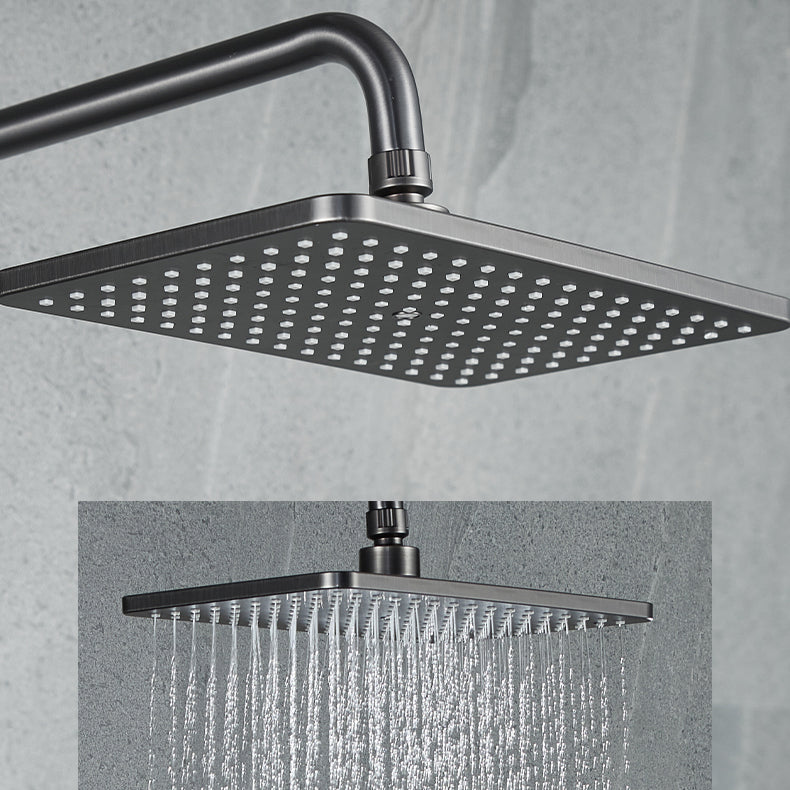 Modern Shower Trim Brass Slide Bar Included Adjustable Shower Head Shower System Clearhalo 'Bathroom Remodel & Bathroom Fixtures' 'Home Improvement' 'home_improvement' 'home_improvement_shower_faucets' 'Shower Faucets & Systems' 'shower_faucets' 'Showers & Bathtubs Plumbing' 'Showers & Bathtubs' 6627399