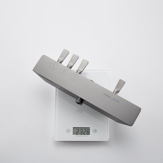 Modern Shower Trim Brass Slide Bar Included Adjustable Shower Head Shower System Clearhalo 'Bathroom Remodel & Bathroom Fixtures' 'Home Improvement' 'home_improvement' 'home_improvement_shower_faucets' 'Shower Faucets & Systems' 'shower_faucets' 'Showers & Bathtubs Plumbing' 'Showers & Bathtubs' 6627404