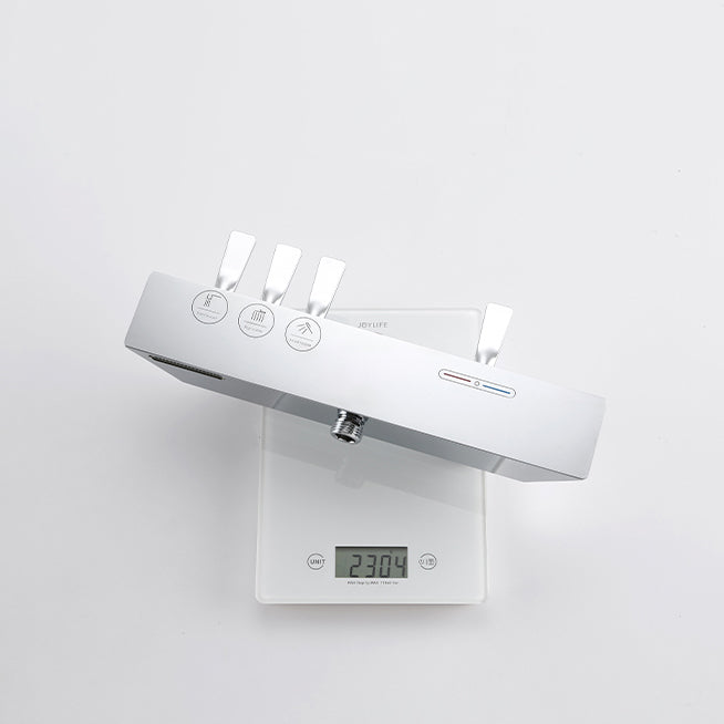 Modern Shower Trim Brass Slide Bar Included Adjustable Shower Head Shower System Clearhalo 'Bathroom Remodel & Bathroom Fixtures' 'Home Improvement' 'home_improvement' 'home_improvement_shower_faucets' 'Shower Faucets & Systems' 'shower_faucets' 'Showers & Bathtubs Plumbing' 'Showers & Bathtubs' 6627407