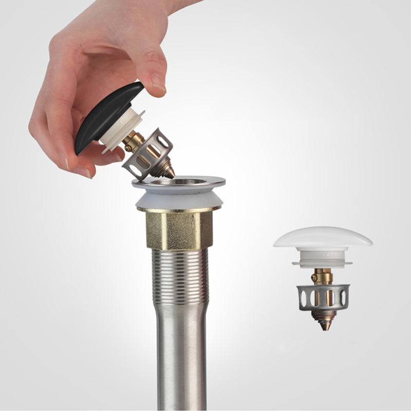 Modern Bathroom Sink Porcelain Round Vessel Sink with Pop-Up Drain Clearhalo 'Bathroom Remodel & Bathroom Fixtures' 'Bathroom Sinks & Faucet Components' 'Bathroom Sinks' 'bathroom_sink' 'Home Improvement' 'home_improvement' 'home_improvement_bathroom_sink' 6627698