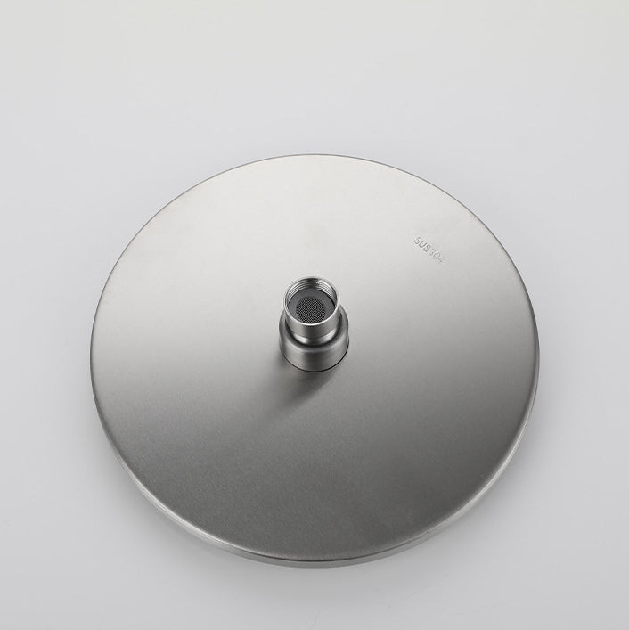 Modern Shower System Stainless Steel Adjustable Shower Head Shower Combo Clearhalo 'Bathroom Remodel & Bathroom Fixtures' 'Home Improvement' 'home_improvement' 'home_improvement_shower_faucets' 'Shower Faucets & Systems' 'shower_faucets' 'Showers & Bathtubs Plumbing' 'Showers & Bathtubs' 6627759