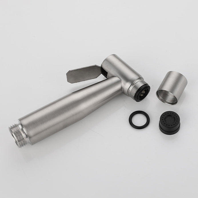 Modern Shower System Stainless Steel Adjustable Shower Head Shower Combo Clearhalo 'Bathroom Remodel & Bathroom Fixtures' 'Home Improvement' 'home_improvement' 'home_improvement_shower_faucets' 'Shower Faucets & Systems' 'shower_faucets' 'Showers & Bathtubs Plumbing' 'Showers & Bathtubs' 6627761