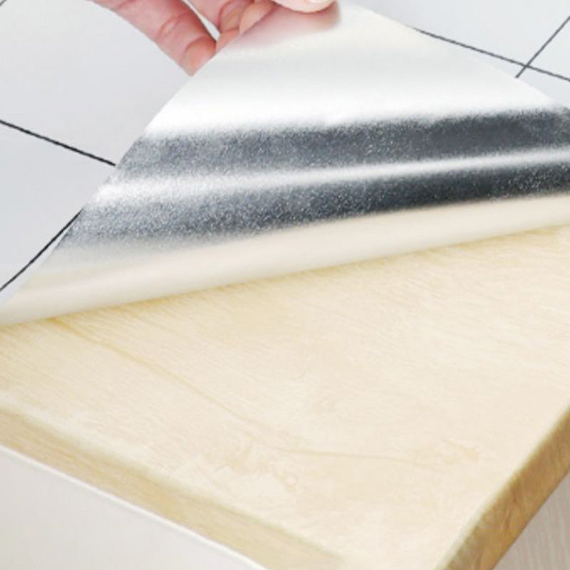 Single Tile Wallpaper Contemporary Kitchen Peel and Stick Backsplash Clearhalo 'Flooring 'Home Improvement' 'home_improvement' 'home_improvement_peel_stick_blacksplash' 'Peel & Stick Backsplash Tile' 'peel_stick_blacksplash' 'Walls & Ceilings' Walls and Ceiling' 6627902