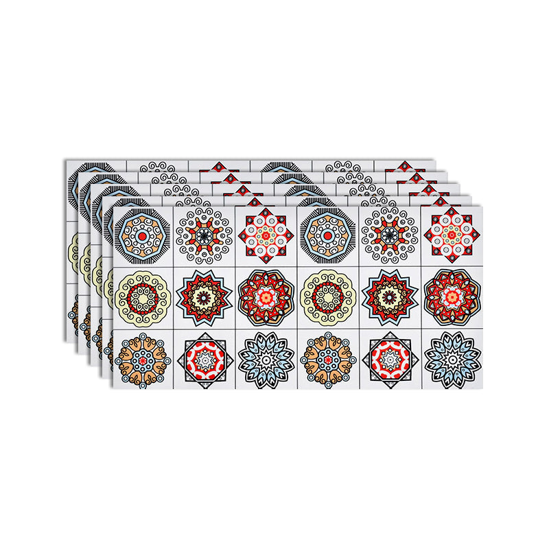 Modern Bathroom Peel and Stick Wall Tile Single Tile Peel and Stick Wall Tile Multi-Color Clearhalo 'Flooring 'Home Improvement' 'home_improvement' 'home_improvement_peel_stick_blacksplash' 'Peel & Stick Backsplash Tile' 'peel_stick_blacksplash' 'Walls & Ceilings' Walls and Ceiling' 6628181