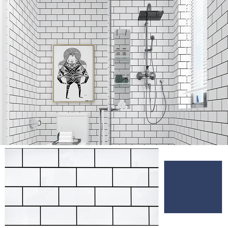Modern Bathroom Peel and Stick Wall Tile Single Tile Peel and Stick Wall Tile Clearhalo 'Flooring 'Home Improvement' 'home_improvement' 'home_improvement_peel_stick_blacksplash' 'Peel & Stick Backsplash Tile' 'peel_stick_blacksplash' 'Walls & Ceilings' Walls and Ceiling' 6628182