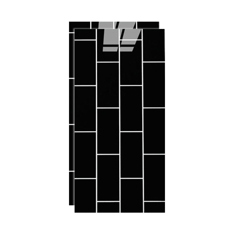 Wall Floor Tile Wallpaper Marble Pattern Waterproof Wall Tile Black Clearhalo 'Flooring 'Home Improvement' 'home_improvement' 'home_improvement_peel_stick_blacksplash' 'Peel & Stick Backsplash Tile' 'peel_stick_blacksplash' 'Walls & Ceilings' Walls and Ceiling' 6628225