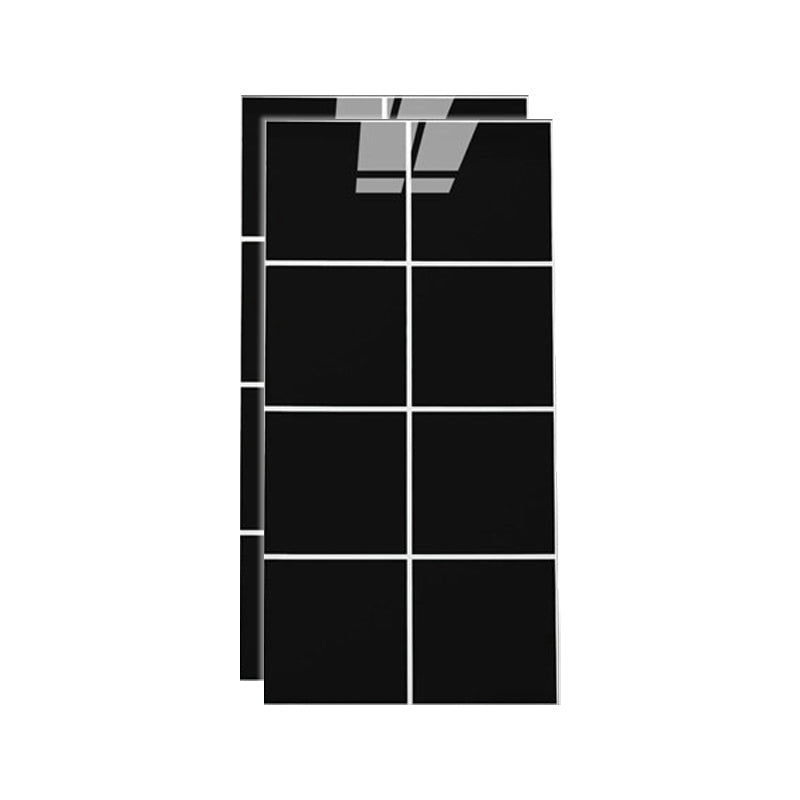 Wall Floor Tile Wallpaper Marble Pattern Waterproof Wall Tile Textured Black Clearhalo 'Flooring 'Home Improvement' 'home_improvement' 'home_improvement_peel_stick_blacksplash' 'Peel & Stick Backsplash Tile' 'peel_stick_blacksplash' 'Walls & Ceilings' Walls and Ceiling' 6628239