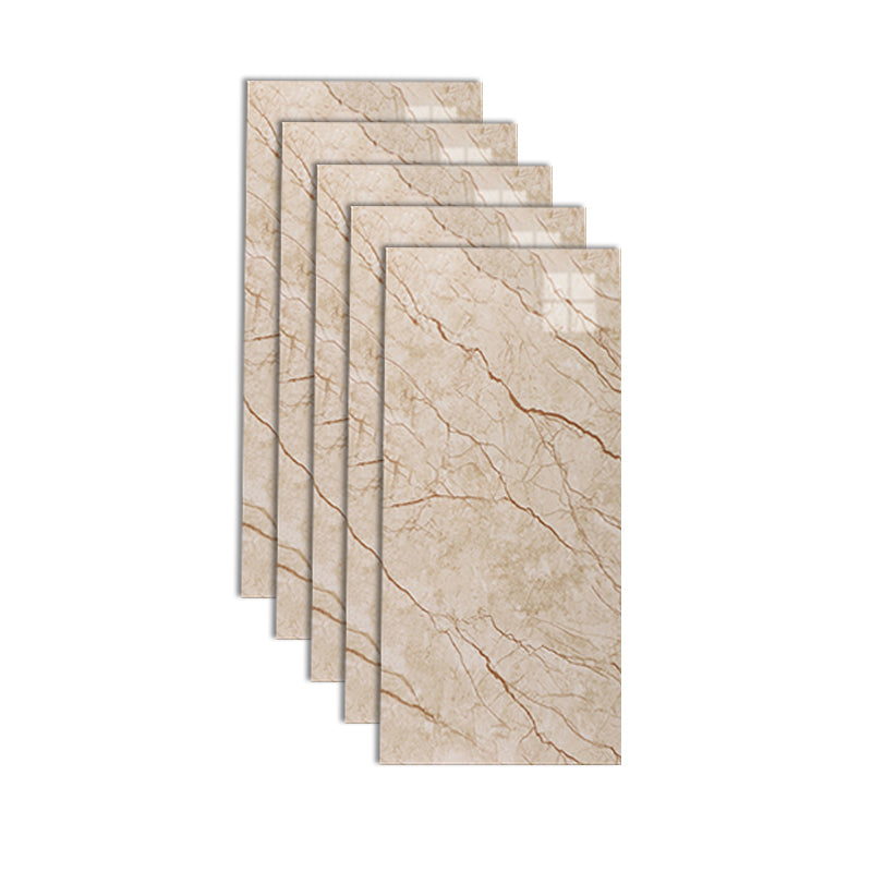Peel & Stick Subway Tile Plastic Rectangle Peel and Stick Tiles for Kitchen 10-Pack Beige Clearhalo 'Flooring 'Home Improvement' 'home_improvement' 'home_improvement_peel_stick_blacksplash' 'Peel & Stick Backsplash Tile' 'peel_stick_blacksplash' 'Walls & Ceilings' Walls and Ceiling' 6628263