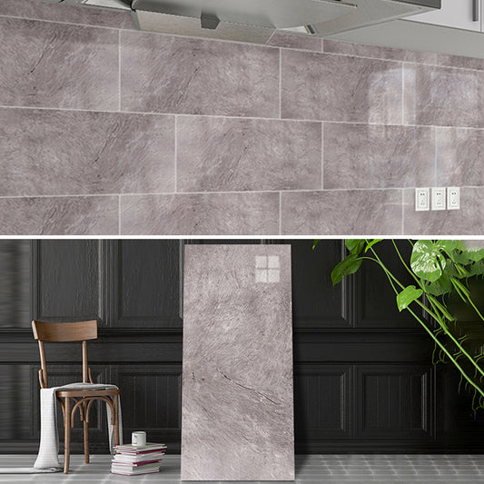 Peel & Stick Subway Tile Plastic Rectangle Peel and Stick Tiles for Kitchen 10-Pack Clearhalo 'Flooring 'Home Improvement' 'home_improvement' 'home_improvement_peel_stick_blacksplash' 'Peel & Stick Backsplash Tile' 'peel_stick_blacksplash' 'Walls & Ceilings' Walls and Ceiling' 6628270