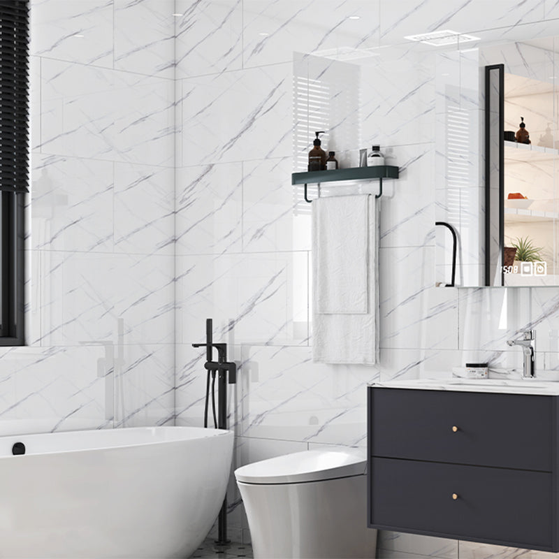 Bathroom Mosaic Tile Marble Print Peel and Stick Backsplash Tile Clearhalo 'Flooring 'Home Improvement' 'home_improvement' 'home_improvement_peel_stick_blacksplash' 'Peel & Stick Backsplash Tile' 'peel_stick_blacksplash' 'Walls & Ceilings' Walls and Ceiling' 6628273