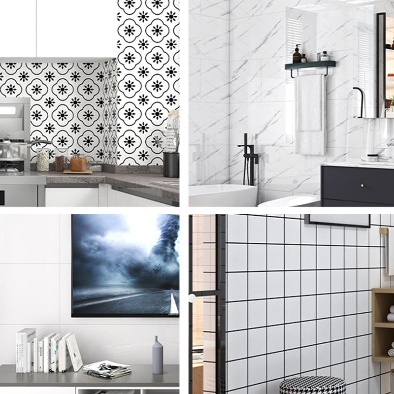 Creative Mosaic Tile Peel and Stick Backsplash Tiles for Kitchen Clearhalo 'Flooring 'Home Improvement' 'home_improvement' 'home_improvement_peel_stick_blacksplash' 'Peel & Stick Backsplash Tile' 'peel_stick_blacksplash' 'Walls & Ceilings' Walls and Ceiling' 6628302
