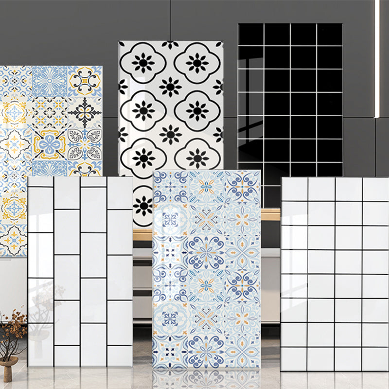 Creative Mosaic Tile Peel and Stick Backsplash Tiles for Kitchen Clearhalo 'Flooring 'Home Improvement' 'home_improvement' 'home_improvement_peel_stick_blacksplash' 'Peel & Stick Backsplash Tile' 'peel_stick_blacksplash' 'Walls & Ceilings' Walls and Ceiling' 6628306