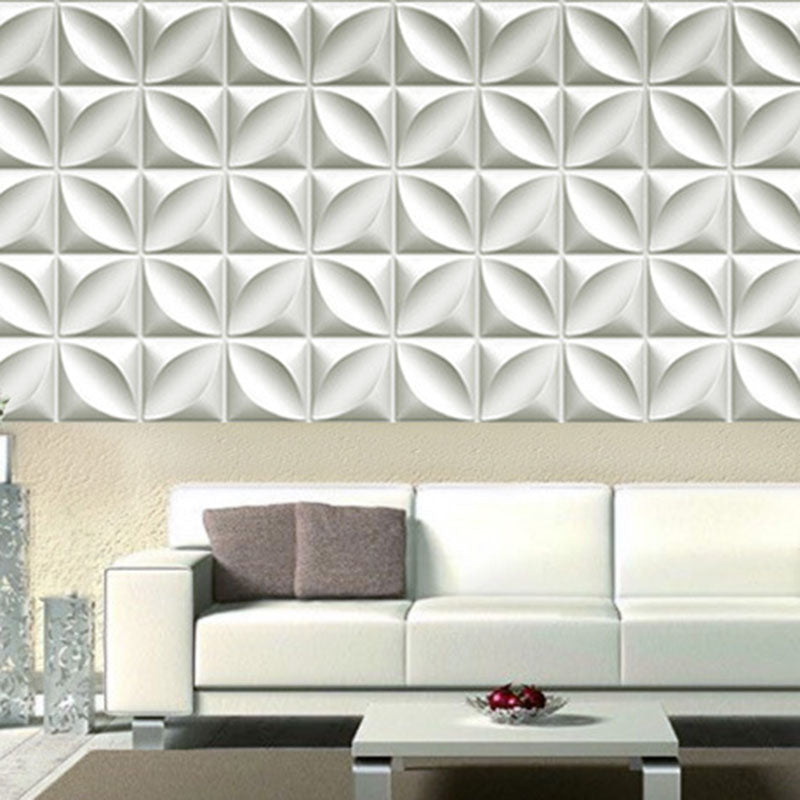Square Interior Wall Paneling Peel and Stick Texture Effect Wall ...