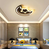Acrylic Moon & Star Ceiling Fixture Eye-Caring Cartoon LED Flushmount Light for Study Room Clearhalo 'Ceiling Lights' 'Close To Ceiling Lights' 'Close to ceiling' 'Flush mount' Lighting' 66283
