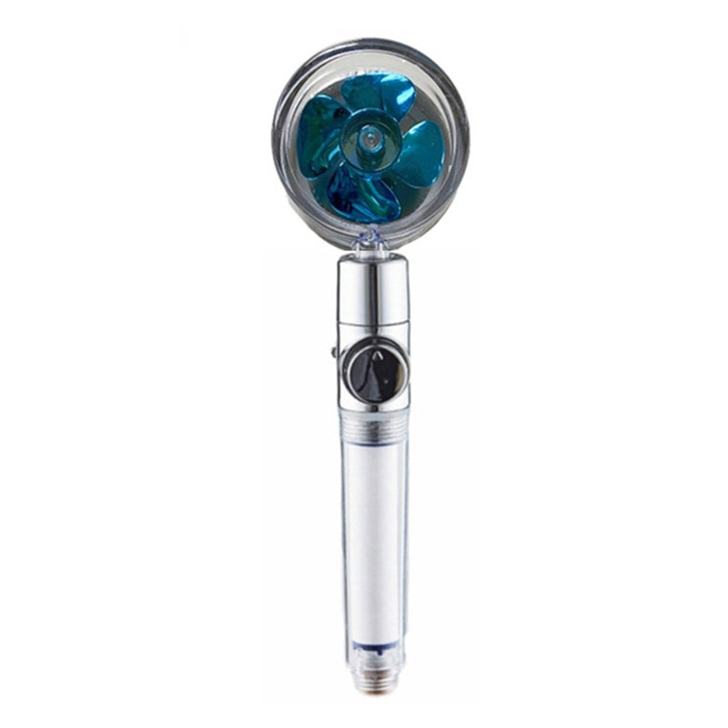 Contemporary Handheld Shower Head with Katalyst Adjustable Shower Heads Royal Blue Voltage Regulation Clearhalo 'Bathroom Remodel & Bathroom Fixtures' 'Home Improvement' 'home_improvement' 'home_improvement_shower_heads' 'Shower Heads' 'shower_heads' 'Showers & Bathtubs Plumbing' 'Showers & Bathtubs' 6628922