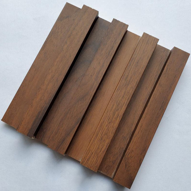 Wall Paneling Solid Wood Glue Down Waterproof Living Room Wall Panel Walnut Clearhalo 'Flooring 'Home Improvement' 'home_improvement' 'home_improvement_wall_paneling' 'Wall Paneling' 'wall_paneling' 'Walls & Ceilings' Walls and Ceiling' 6628988