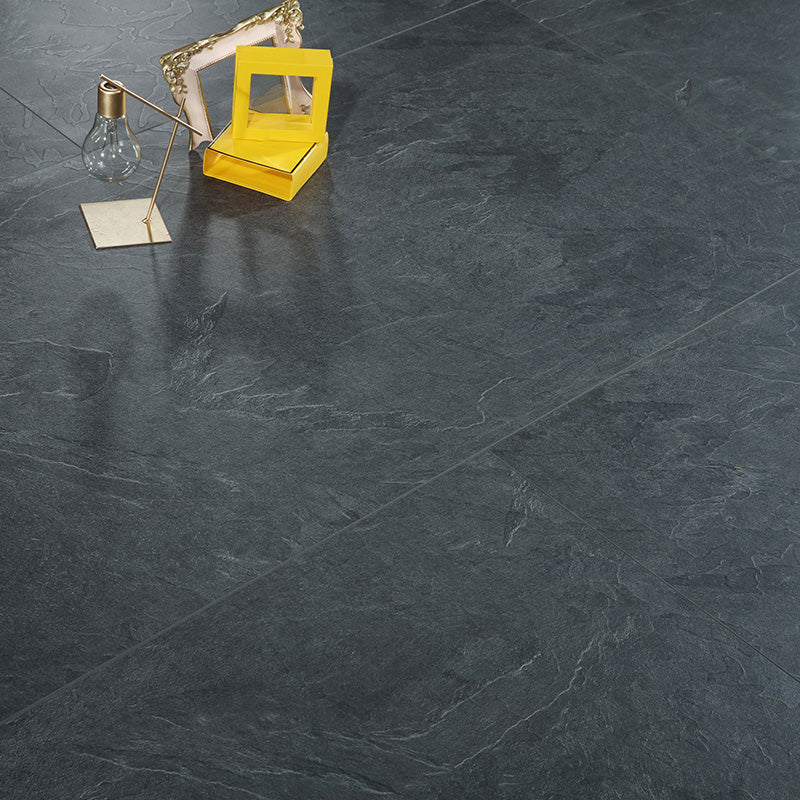Modern Laminate Floor Cement Slip Resistant Click Lock Laminate Plank Flooring Dark Gray Clearhalo 'Flooring 'Home Improvement' 'home_improvement' 'home_improvement_laminate_flooring' 'Laminate Flooring' 'laminate_flooring' Walls and Ceiling' 6630562