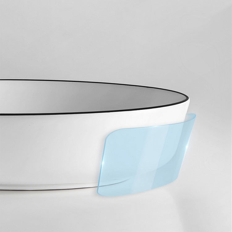 Modern Trough Bathroom Sink Round Trough Bathroom Sink with Basin Clearhalo 'Bathroom Remodel & Bathroom Fixtures' 'Bathroom Sinks & Faucet Components' 'Bathroom Sinks' 'bathroom_sink' 'Home Improvement' 'home_improvement' 'home_improvement_bathroom_sink' 6630765