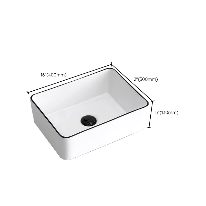 Modern Trough Bathroom Sink Round Trough Bathroom Sink with Basin Clearhalo 'Bathroom Remodel & Bathroom Fixtures' 'Bathroom Sinks & Faucet Components' 'Bathroom Sinks' 'bathroom_sink' 'Home Improvement' 'home_improvement' 'home_improvement_bathroom_sink' 6630788