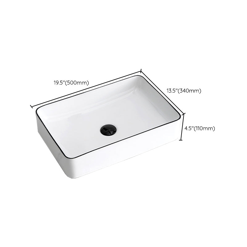 Modern Trough Bathroom Sink Round Trough Bathroom Sink with Basin Clearhalo 'Bathroom Remodel & Bathroom Fixtures' 'Bathroom Sinks & Faucet Components' 'Bathroom Sinks' 'bathroom_sink' 'Home Improvement' 'home_improvement' 'home_improvement_bathroom_sink' 6630795