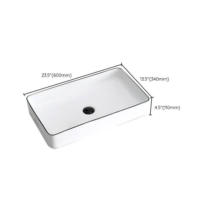 Modern Trough Bathroom Sink Round Trough Bathroom Sink with Basin Clearhalo 'Bathroom Remodel & Bathroom Fixtures' 'Bathroom Sinks & Faucet Components' 'Bathroom Sinks' 'bathroom_sink' 'Home Improvement' 'home_improvement' 'home_improvement_bathroom_sink' 6630796