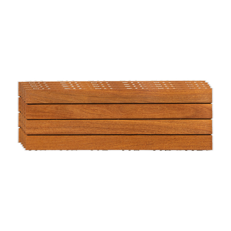 Interlocking Deck Tiles Wood Deck Flooring Tiles for Outdoor Patio 35"L x 12"W Light Brown Clearhalo 'Home Improvement' 'home_improvement' 'home_improvement_outdoor_deck_tiles_planks' 'Outdoor Deck Tiles & Planks' 'Outdoor Flooring & Tile' 'Outdoor Remodel' 'outdoor_deck_tiles_planks' 6631915
