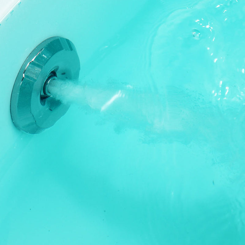 Modern Rectangle Acrylic Bathtub Back to Wall with Massage Device Clearhalo 'Bathroom Remodel & Bathroom Fixtures' 'Bathtubs' 'Home Improvement' 'home_improvement' 'home_improvement_bathtubs' 'Showers & Bathtubs' 6639375