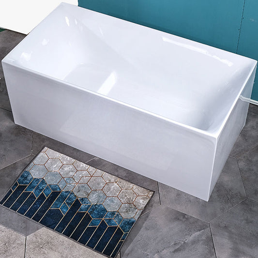 Soaking Freestanding Bath Tub Modern Style Acrylic Bathroom Bathtub Clearhalo 'Bathroom Remodel & Bathroom Fixtures' 'Bathtubs' 'Home Improvement' 'home_improvement' 'home_improvement_bathtubs' 'Showers & Bathtubs' 6639669