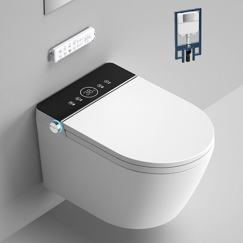 Modern 1-Piece Toilet In-Wall Urine Toilet with Seat for Washroom Automatic Lid( Top Configuration) Toilet with High Tanker Clearhalo 'Bathroom Remodel & Bathroom Fixtures' 'Home Improvement' 'home_improvement' 'home_improvement_toilets' 'Toilets & Bidets' 'Toilets' 6640005