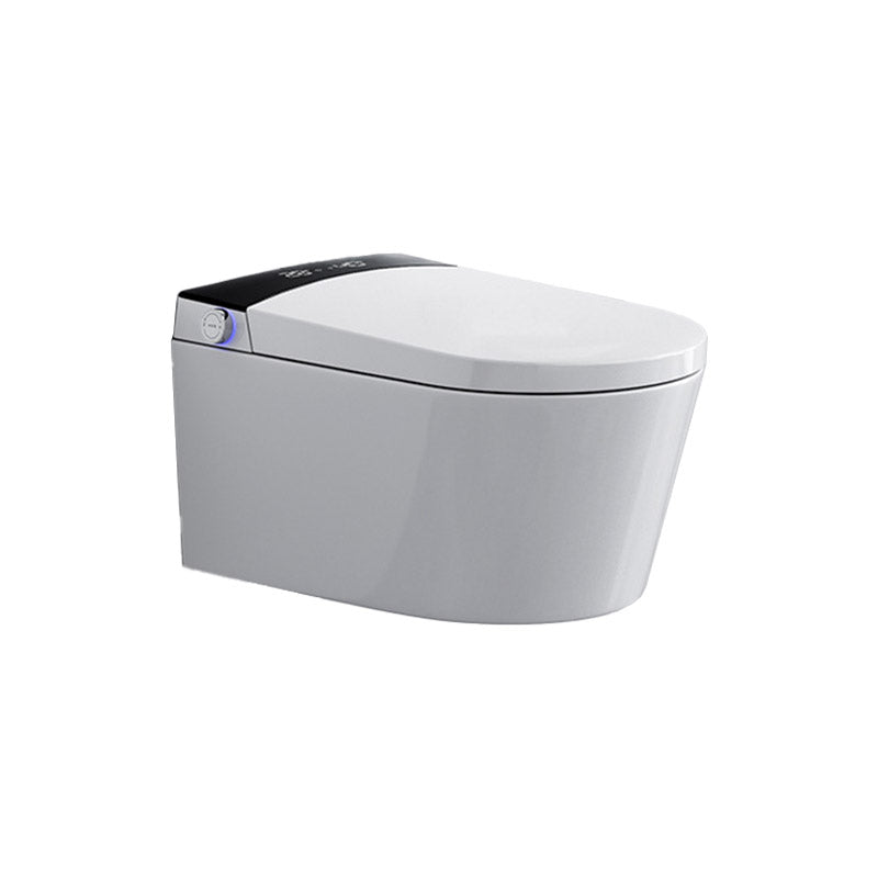 Contemporary 1-Piece Toilet Wall-mount Urine Toilet with Slow Close Seat for Washroom Clearhalo 'Bathroom Remodel & Bathroom Fixtures' 'Home Improvement' 'home_improvement' 'home_improvement_toilets' 'Toilets & Bidets' 'Toilets' 6640027