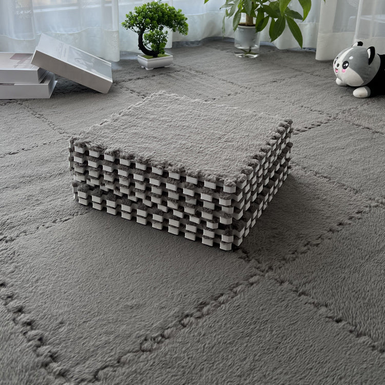 Indoor Carpet Tile Level Loop Carpet Floor Tile for Living Room Grey Clearhalo 'Carpet Tiles & Carpet Squares' 'carpet_tiles_carpet_squares' 'Flooring 'Home Improvement' 'home_improvement' 'home_improvement_carpet_tiles_carpet_squares' Walls and Ceiling' 6642999