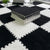 Dark Color Level Loop Carpet Tile Non-Skid Interlocking Bedroom Carpet Tiles Black White Clearhalo 'Carpet Tiles & Carpet Squares' 'carpet_tiles_carpet_squares' 'Flooring 'Home Improvement' 'home_improvement' 'home_improvement_carpet_tiles_carpet_squares' Walls and Ceiling' 6643108