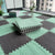 Dark Color Level Loop Carpet Tile Non-Skid Interlocking Bedroom Carpet Tiles Mint Green Clearhalo 'Carpet Tiles & Carpet Squares' 'carpet_tiles_carpet_squares' 'Flooring 'Home Improvement' 'home_improvement' 'home_improvement_carpet_tiles_carpet_squares' Walls and Ceiling' 6643116